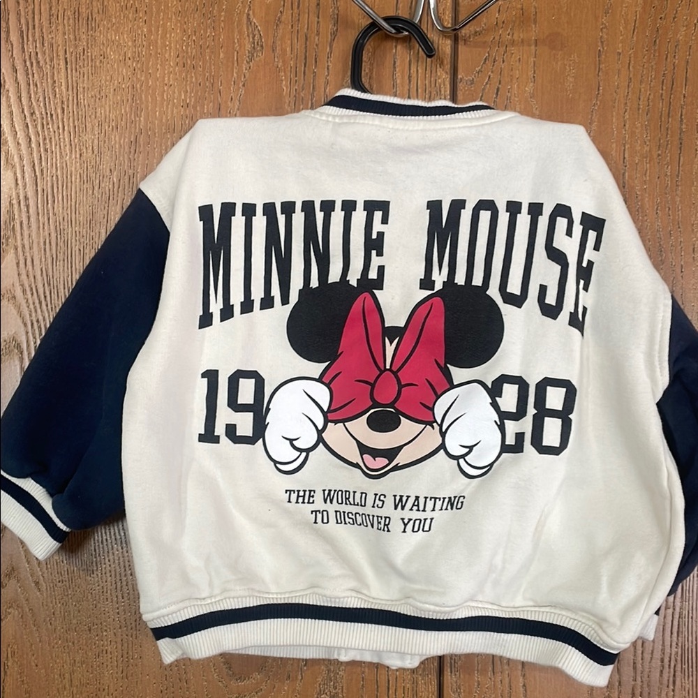 Zara kids - Disney Minnie Mouse Varsity Jacket - Picture 6 of 8